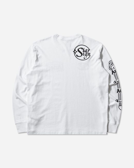 Champion Gray Aries Sponsor Longsleeve T-Shirt for men