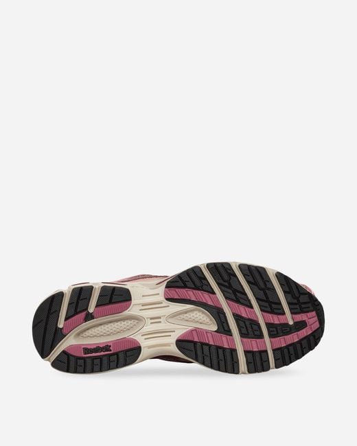 Reebok Pink Premier Road Ultra Sneakers Cherry Hairy Suede for men