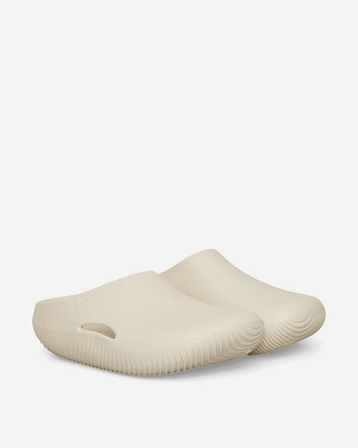 CROCSTM White Mellow Recovery Clogs Stucco for men