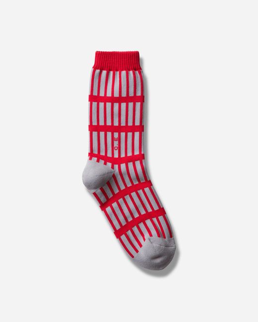 Cav Empt Red Structure Socks for men