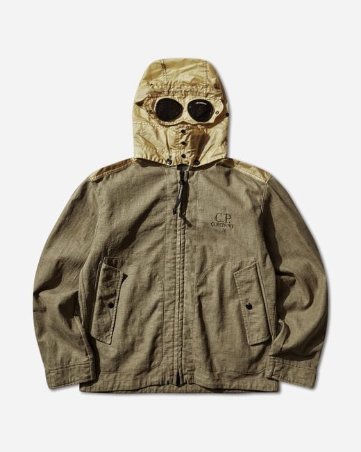 C P Company Green Men S Rafia-r Medium Jacket Dried Herb for men