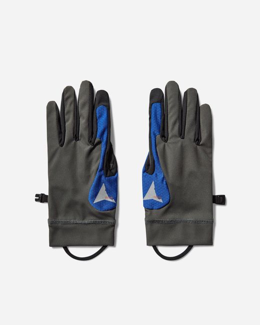 Roa Andie Base Layer Gloves Anthracite / Blue for men