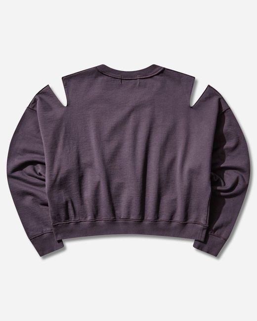 Hysteric Glamour Purple Women S Hysteric S Lovetrap Short Sweatshirt for men