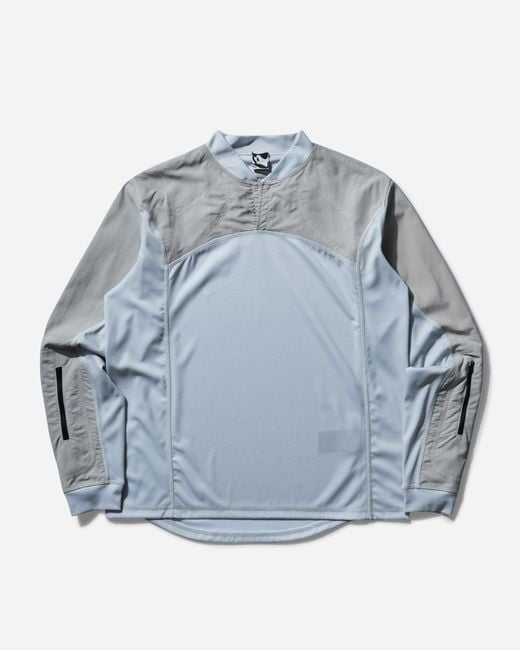 GR10K Blue Men S Combact Longsleeve Top Pale for men