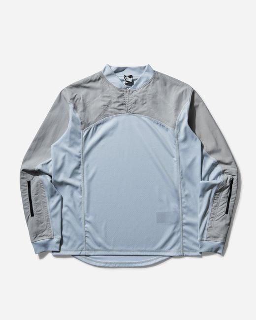 GR10K Blue Men S Combact Longsleeve Top Pale for men