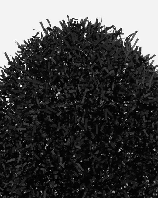 Undercover Black Film Fringe Knit Cap