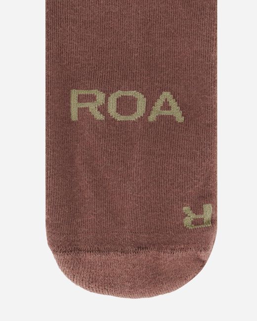 Roa Logo Socks Brown for men