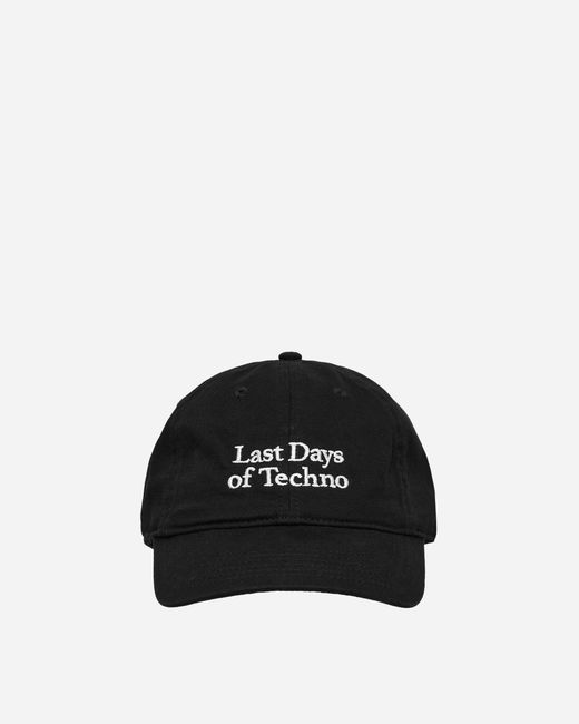 IDEA BOOK Black Last Days Of Techno Hat / White for men