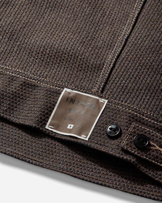 Kapital Brown S Century Denim Westerner Regular Jacket (Kakishibu Dye) Persimmon for men