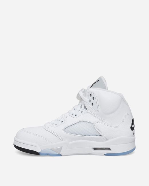 Nike White Air Jordan 5 Retro Og Sneakers Metallic for men