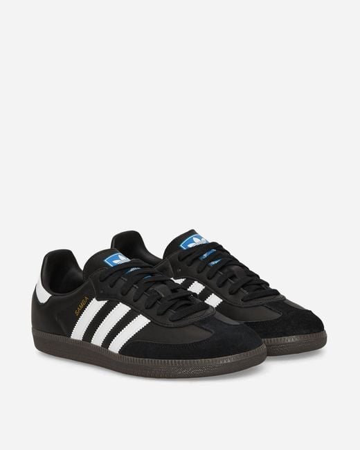 Adidas Black Samba Og Sneakers Core Cloud for men