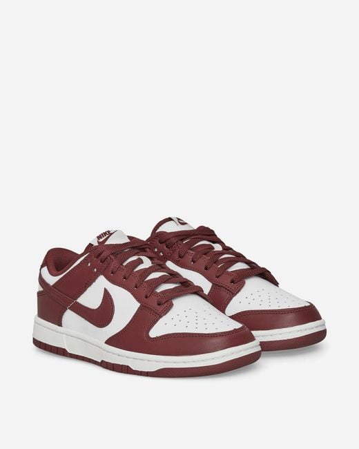 Nike Dunk Low Retro Sneakers Redwood for men
