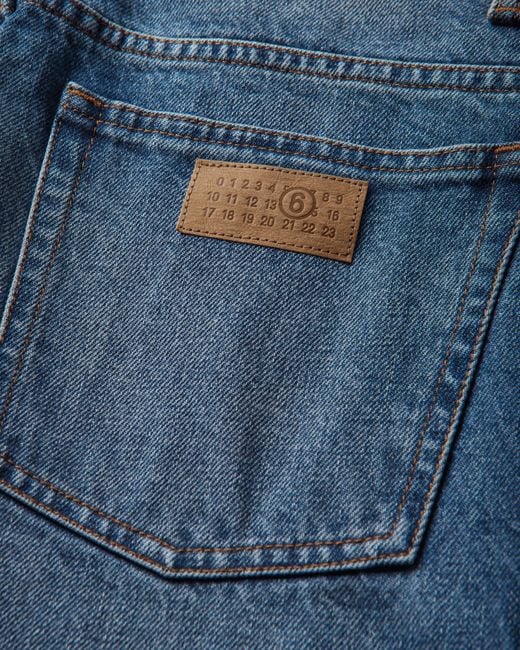 MM6 by Maison Margiela Blue S Straight-Leg Jeans for men