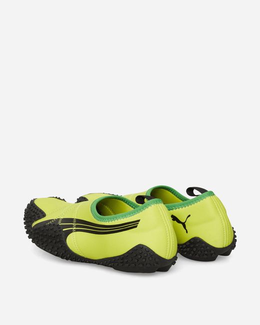PUMA Green Mostro Flex Sneakers Lime Sheen / Black for men