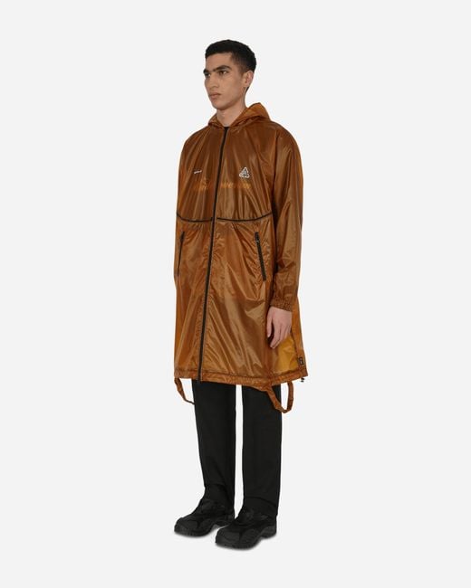 Undercover Brown Packable Parka Jacket for men