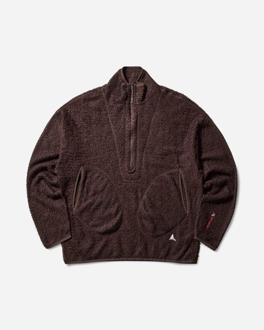 Roa Brown Men S Ocular Polartec Alpha Half Zip Jacket for men