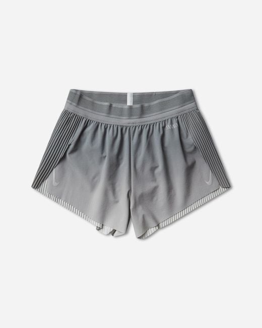 Nike Gray Women S Isamaya Ffrench Dri-fit Adv Running Shorts Smoke / Pure Platinum