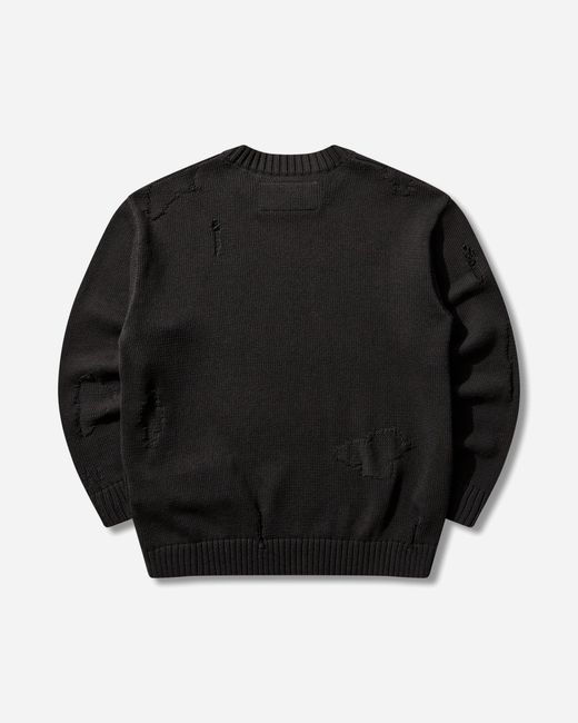 Neighborhood Black Savage Crewneck Sweater for men