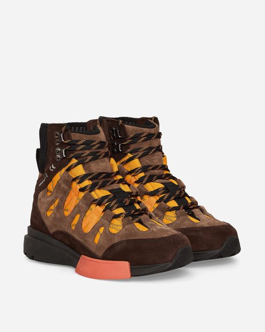 OAMC Brown Trail Runner High Sneakers Copper for men