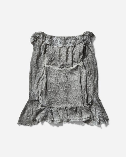 Guess Gray Women S Lace Corset Dress Washed Out