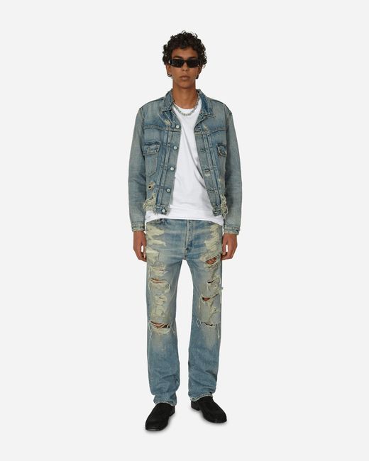 KENZO Blue Levi's® 501® 1933 Distressed Jeans Stone Dirty for men