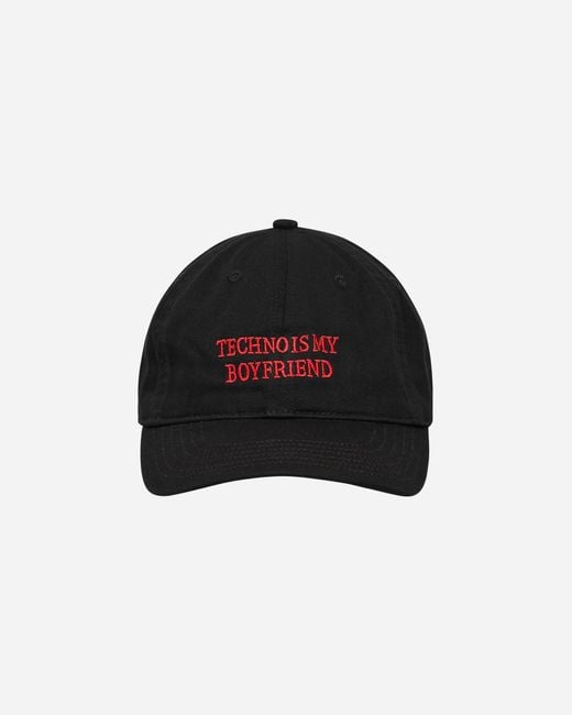 IDEA BOOK Black Techno Is My Boyfriend Hat for men