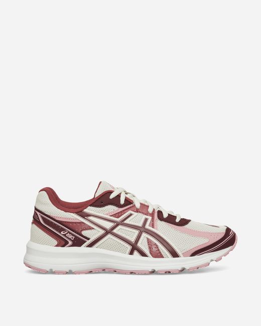 Asics Pink Jog 100s Sneakers Cream / Port Royal for men