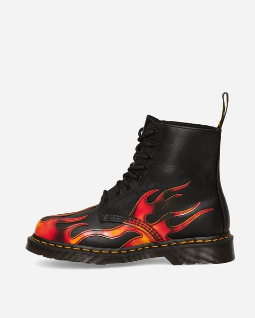 Dr. Martens 1460 Pascal Flame Boots / Vibrant Red for men
