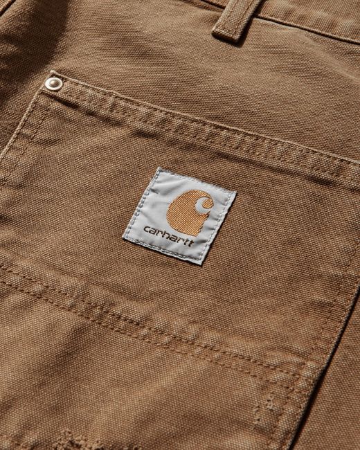 Carhartt White Men S Double Knee Pants Hamilton (grind Washed) for men