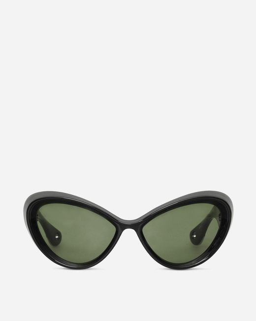 Jean Paul Gaultier Green Parisian Cat Sunglasses