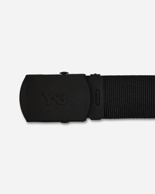 Y-3 White Classic Logo Belt for men
