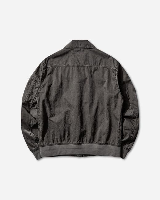 C P Company Gray Men S Panama-r Bomber Jacket Gunmetal for men