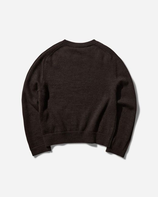 Our Legacy Black S True Roundneck Sweater University for men