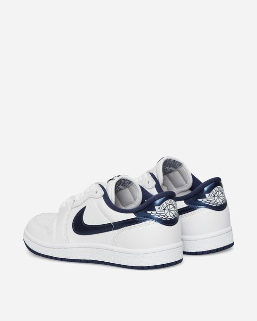 Nike Air Jordan 1 Low Sneakers White / Navy for men