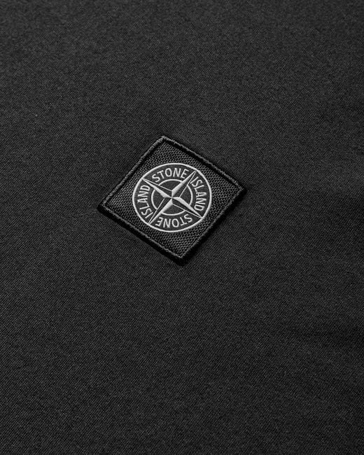 Stone Island Black 60/2 Cotton Jersey T-Shirt for men