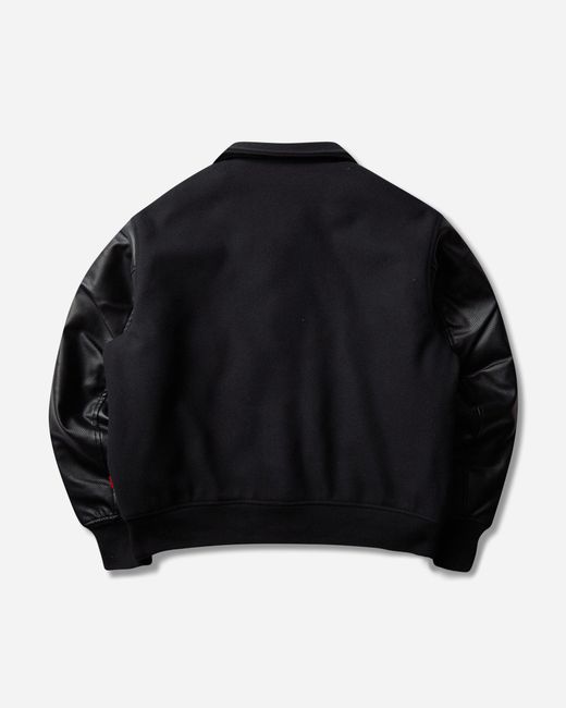 Nike Black Jordan Flight Varsity Jacket for men