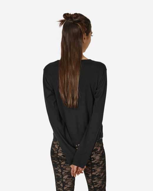 Hysteric Glamour Black Flame Girl Longsleeve T-shirt