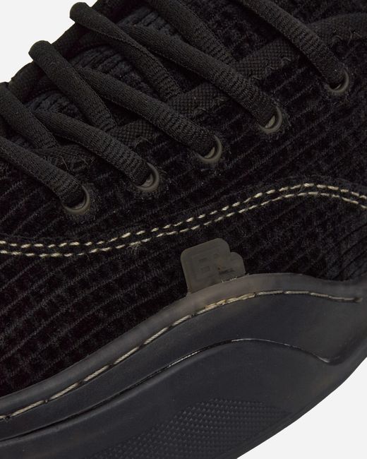 ERL Black Corduroy Coupe Sneakers Dark for men
