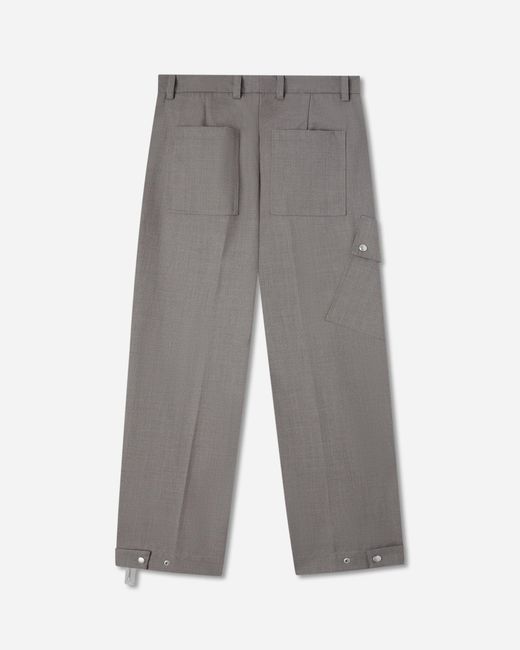 Oamc Peacemaker Gray Combine Pants for men