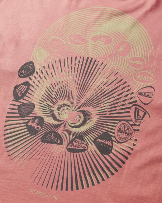 Carhartt Pink Audio Archives Wip Longsleeve T-shirt for men