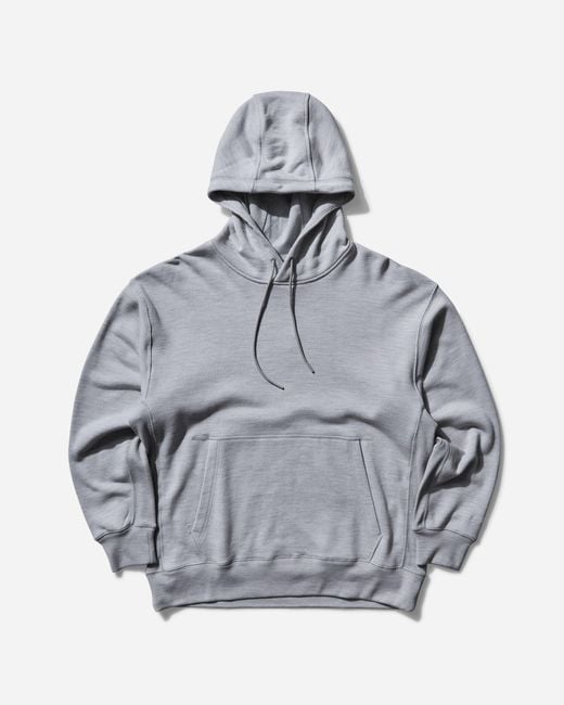 Nike S Wool Classics Hoodie Heather in Grey for Men Lyst UK