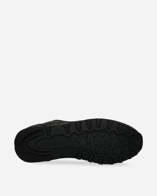 Reebok Black Classic Leather Premium Sneakers Core / Pure Grey for men