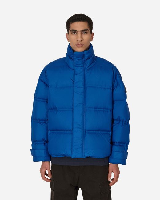 adidas Version Oversized Down Puffer Jacket in Blue for Men | Lyst
