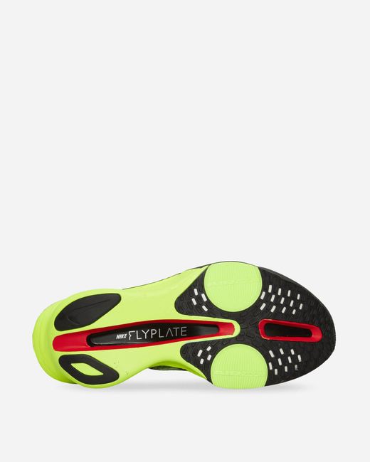 Nike Green Alphafly 3 Road Racing Sneakers Volt for men