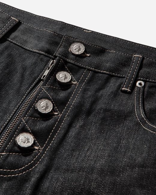 Protocol Index Men S Paneled Hybrid Denim Pants Indigo / Leather