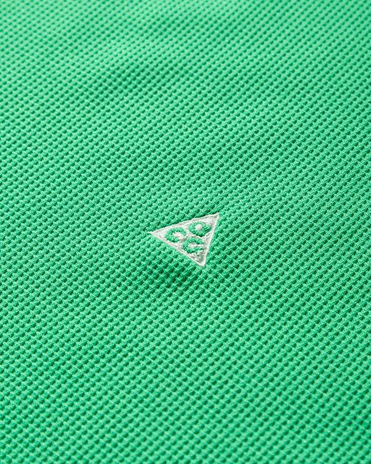 Nike Men S Acg Chinati Dri-fit Adv Longsleeve T-shirt Green Shock for men