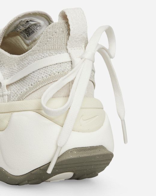Nike White Wmns Flyknit Bloom Sneakers Light Bone / Sail for men