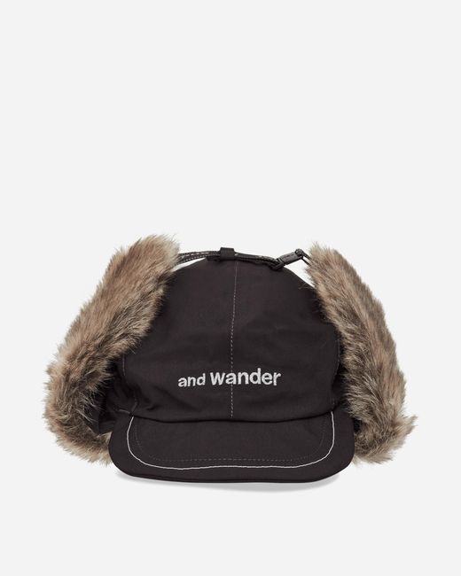 And Wander Black Cordura 3l Boa Cap for men