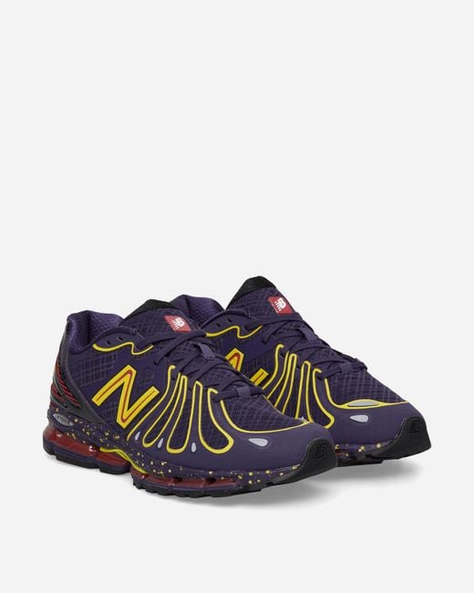 New Balance Blue Abzorb 1890 Sneakers Boysenberry / Punch Yellow for men