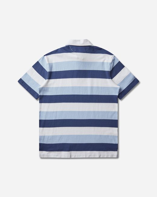 Polo Ralph Lauren Blue Classic Fit Shortsleeve Rugby Shirt for men